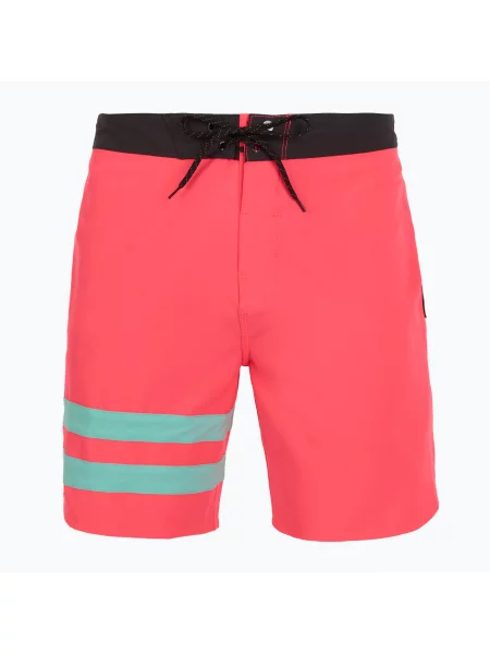 Plavecké šortky Hurley Phantom Block Party neon pink