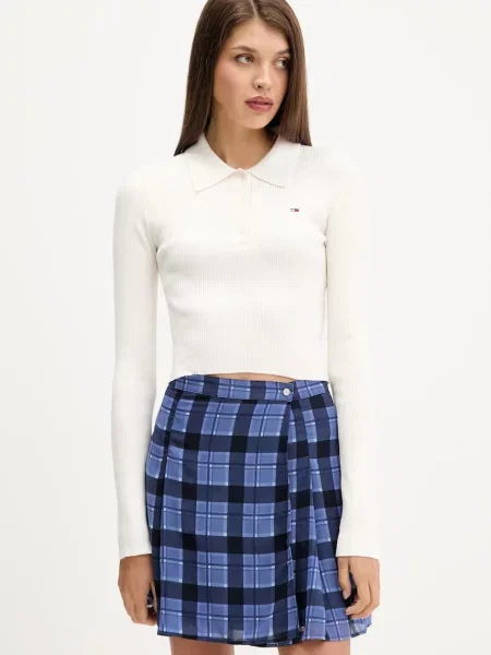 Tommy Jeans pulover light bej