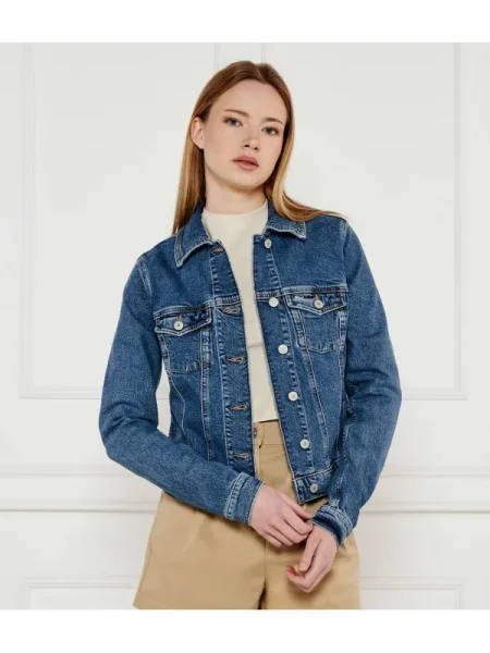 Tommy Jeans Geacă de blug VIVIANNE albastru