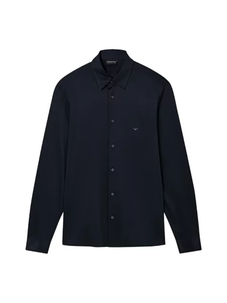 Koszula Emporio Armani niebieska