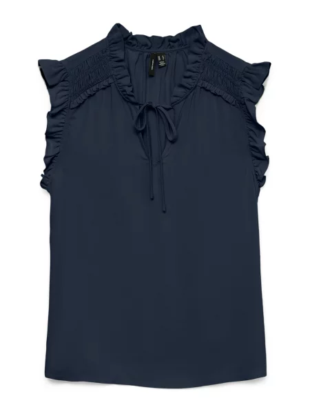 VERO MODA Bluză VMALBA bleumarin