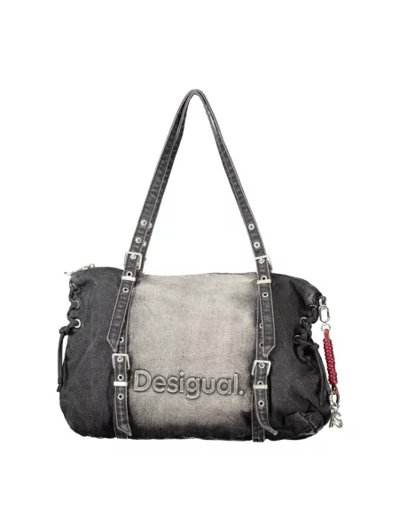 Torebka Desigual z logo czarna