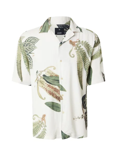 JOOP! Košile Kawai hnědá / zelená / olivová bílá