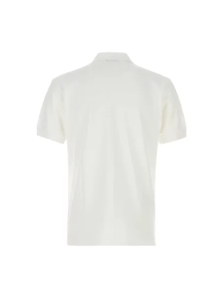 Koszulka polo Comme Des Garcons Play w serca biała