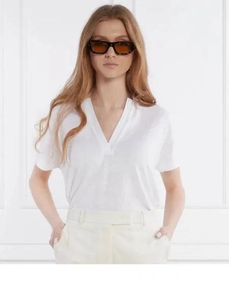 BOSS BLACK De in bluză Enelina alb