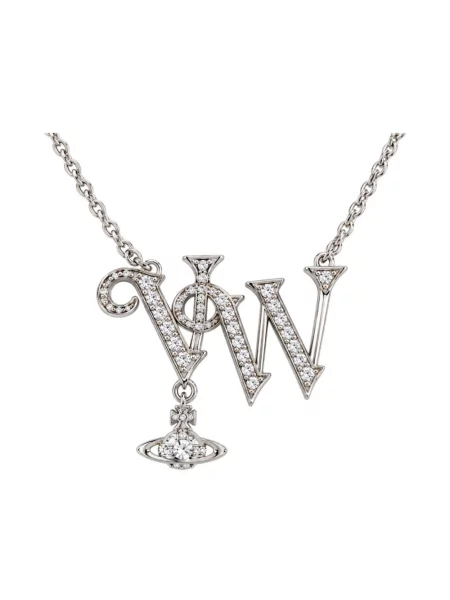 Naszyjnik Vivienne Westwood szary