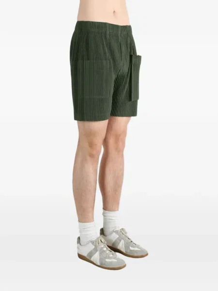 Bermude Homme Plisse Issey Miyake verde