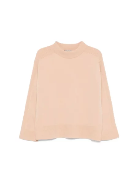 Sweter D.exterior z okrągłym dekoltem beżowy