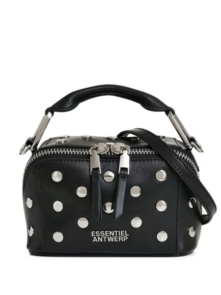 Geanta de piele Essentiel Antwerp din piele negru