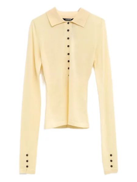 Polo Jacquemus żółte
