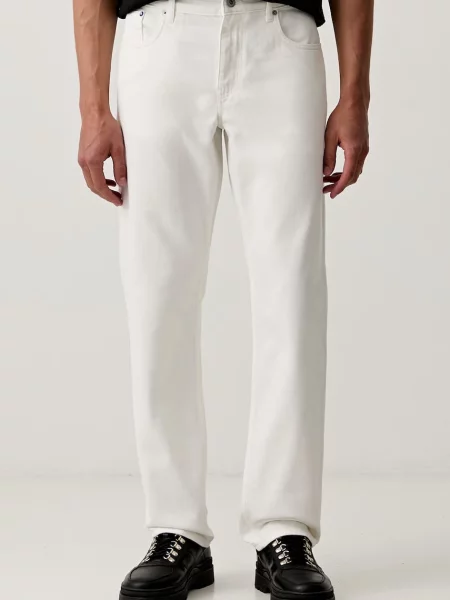 Karl Lagerfeld Jeans blugi straight pentru bărbați alb