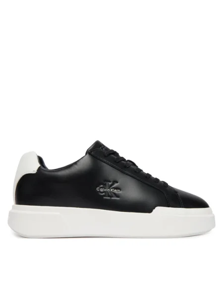 Calvin Klein Sneakers Chunky Cupsole Laceup Lth negru