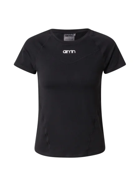 Aim'n Tricou negru alb