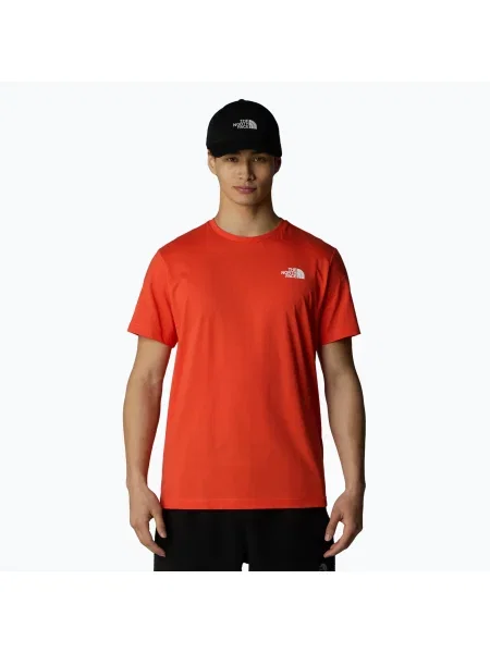 Férfi The North Face Box Nse póló bíbor narancs/fekete. Méret: XL fekete