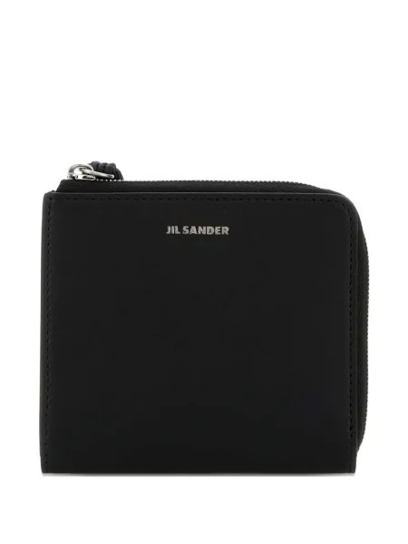 Portofel Jil Sander din piele negru