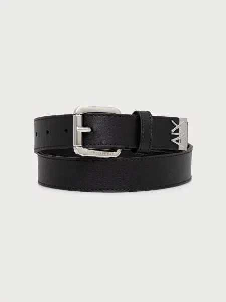 Armani Exchange curea pentru femei din piele negru