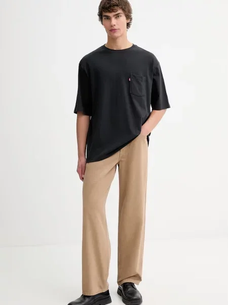 Kratka majica Levi's HALF SLV PKT črna