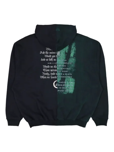 Суичър с качулка Vetements с принт зелено