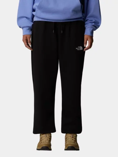 Штани спортивні The North Face Essential Relaxed Straight  бавовна/поліестер чорний