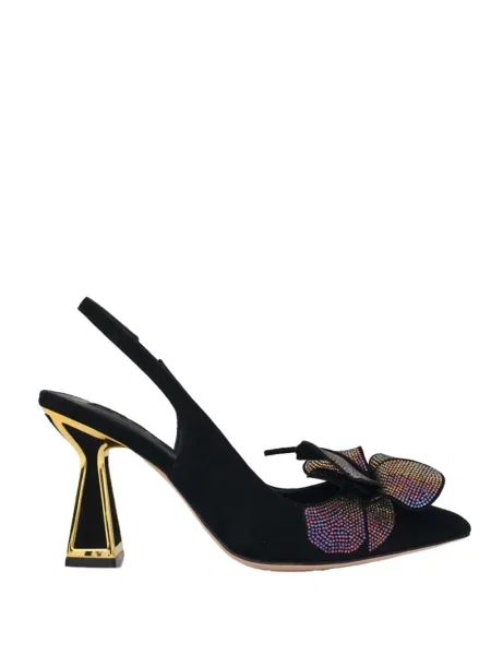 Pantofi cu toc Kat Maconie slingback negru