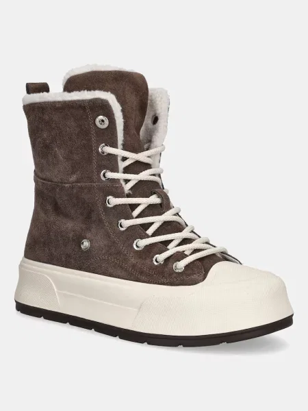 Замшевые кеды Goe коричневые