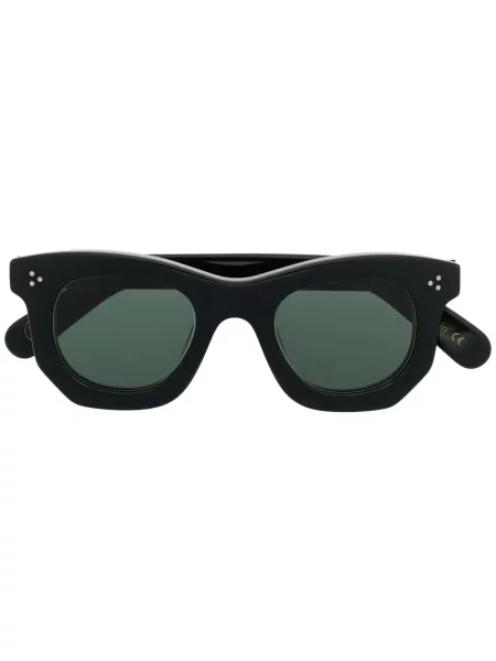 Ochelari de soare Lesca cu imprimeu geometric negru