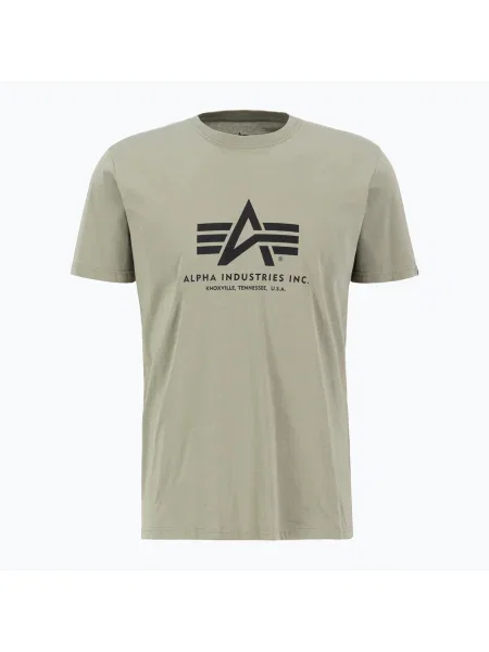 Alpha Industries pánske tričko Basic olive khaki
