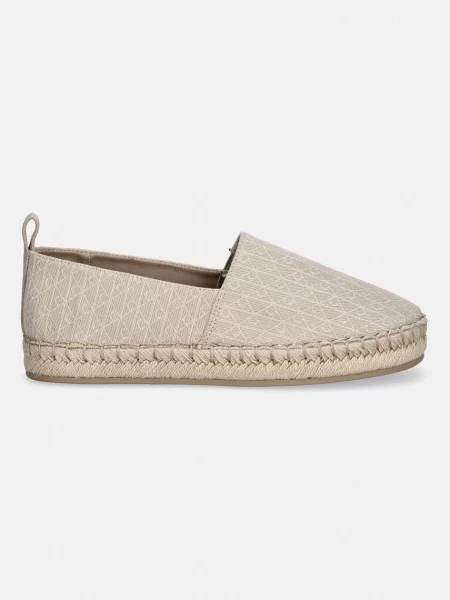 Calvin Klein Espadrile Tessa pielii bej