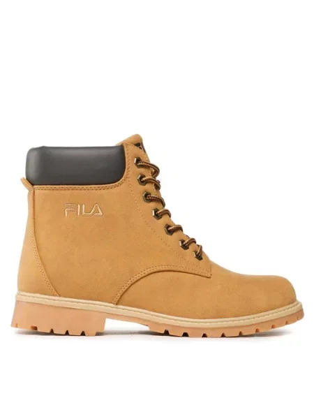 Šněrovací kozačky Fila hnědé