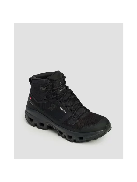 Dámske topánky On Cloudrock Mid Waterproof black/black čierna