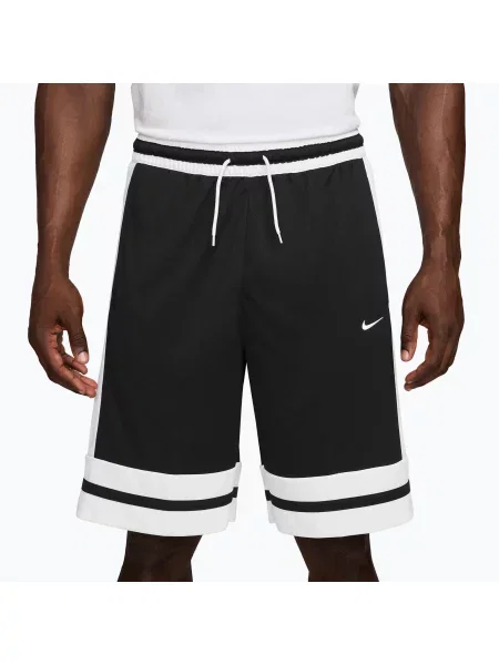 Pantaloni scurți de baschet pentru bărbați Nike Dri-Fit Game Classic black/white/black/white alb