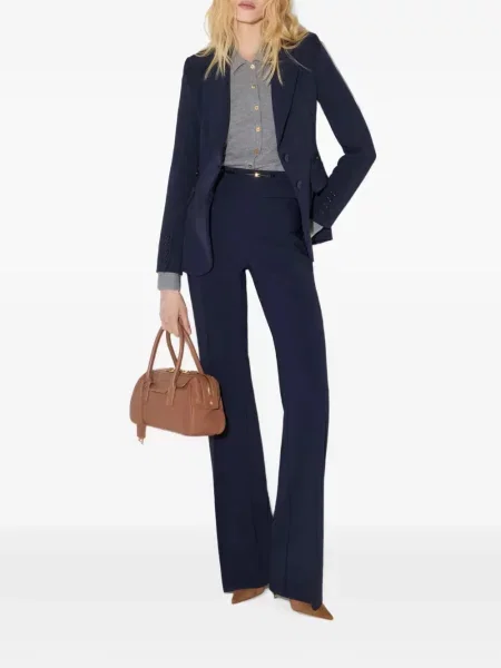 Pantaloni Elisabetta Franchi stretch albastru