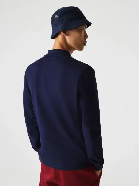 Поло Lacoste синее
