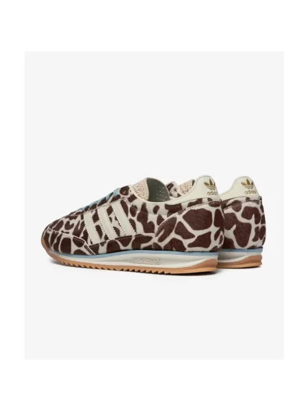 Sneakersy Adidas Originals skórzane brązowe