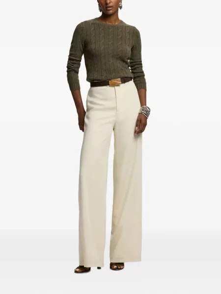 Pulover Ralph Lauren Collection din cașmir verde