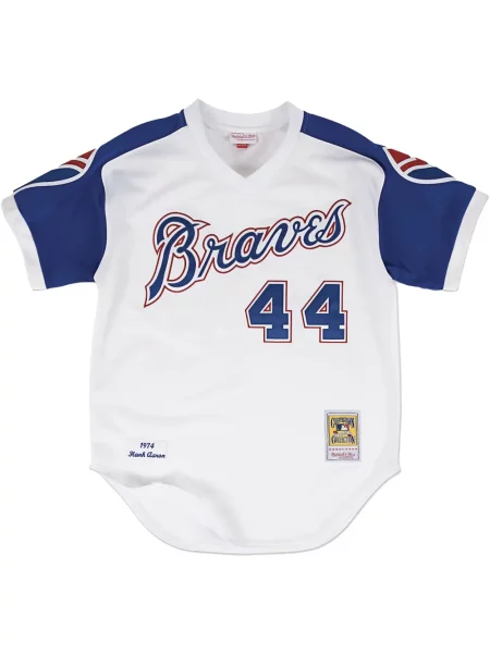 Cămașă Mitchell & Ness din jerseu alb