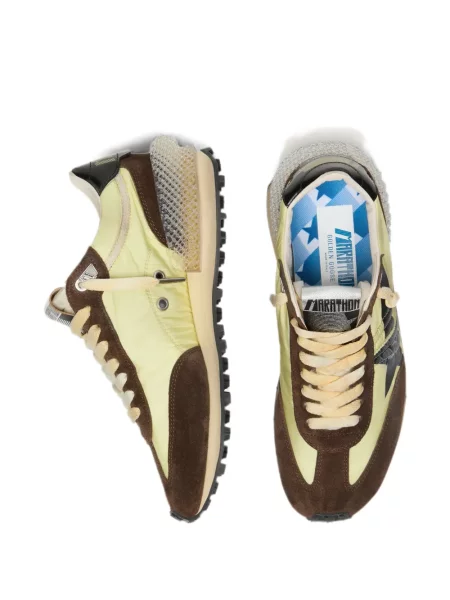 Sneakers Golden Goose Running σουέντ μαύρο