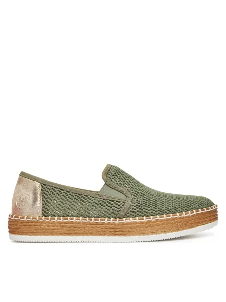 Espadrile Rieker verde