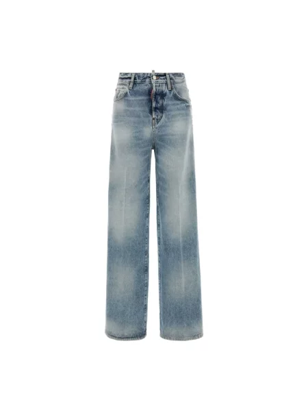 Baggy jeans Dsquared2 niebieskie