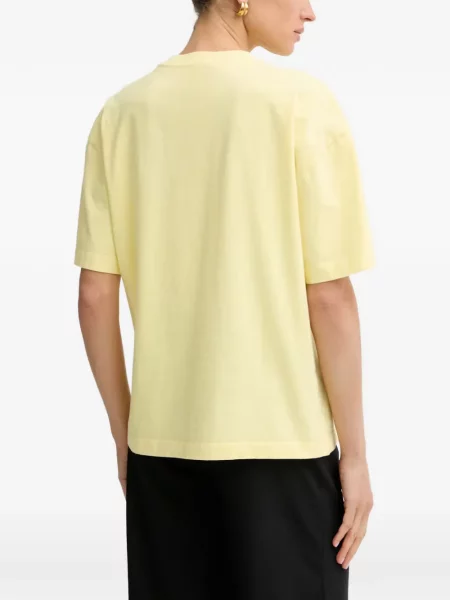 Tricou Guess cu imagine galben