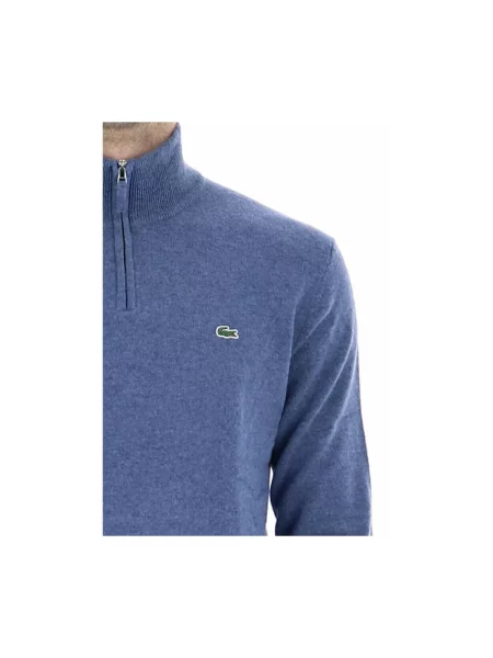 Dzianinowy golf golf Lacoste niebieski