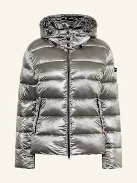 Frieda & Freddies Kurtka Pikowana Anny Z Odpinanym Kapturem grau szara