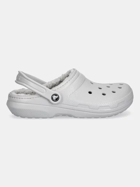 Crocs kapcie Classic Lined Clog szary