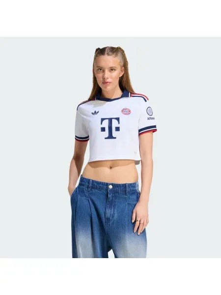 Krótka koszulka wyjazdowa FC Bayern biała