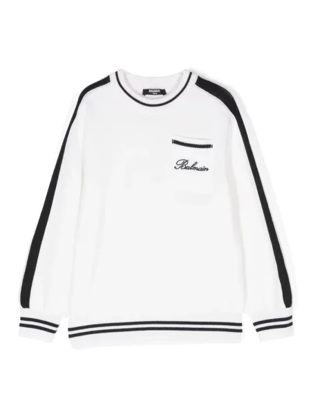 Sweter dziecięcy Balmain biały