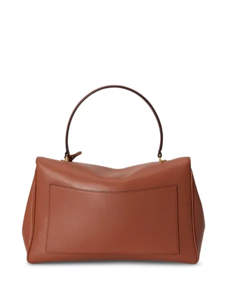Geantă Lauren Ralph Lauren din piele maro