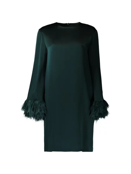 Rochie mini Antonelli cu pene verde