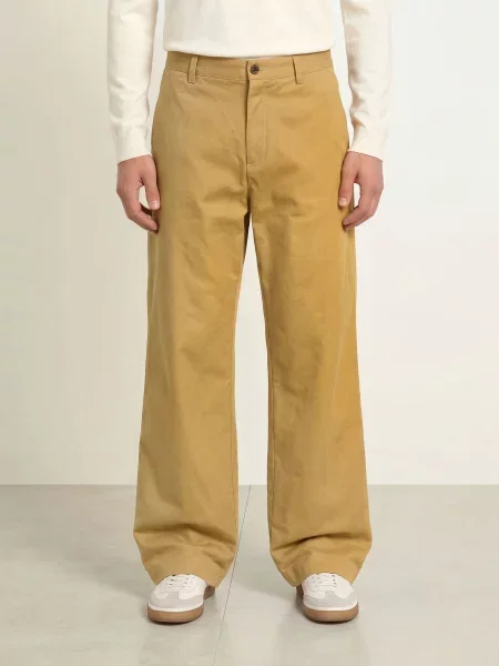 Boss Chino Kalhoty Pagor Regular Fit světle hnědá