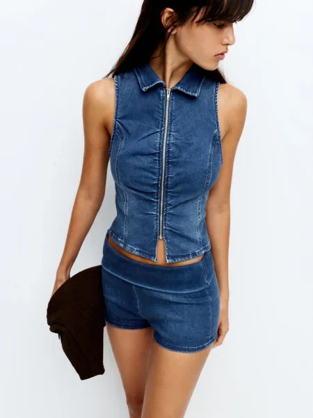 Pull&Bear Jeans închis albastru
