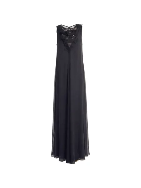 Rochie maxi Irina Schrotter cu paiete negru